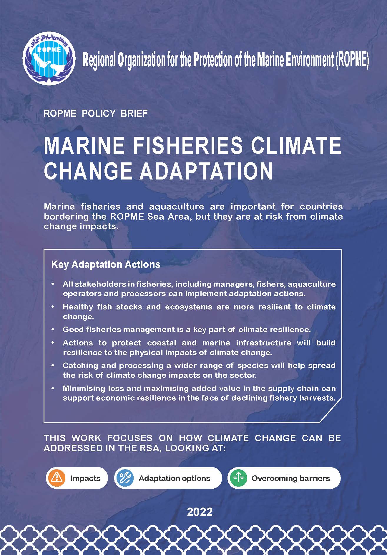 Policy Brief – The Contribution of Marine Protected Areas to Climate Change  Adaptation, State of the Evidence and Policy Recommendations - Ocean &  Climate Platform